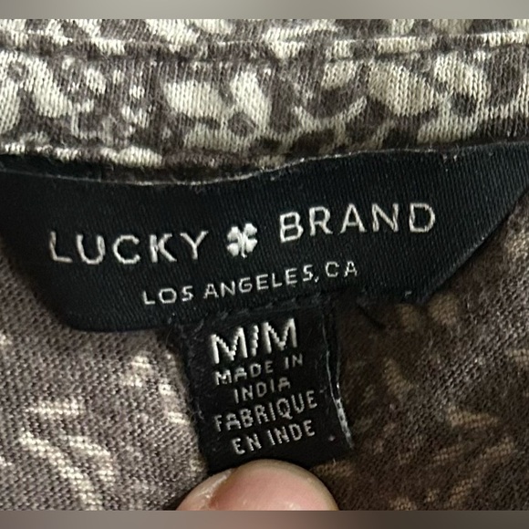 Lucky Brand Floral Paisley Boho Revival Shirt Women’s Medium - Picture 3 of 3